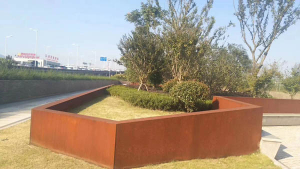花都耐候钢挡土墙